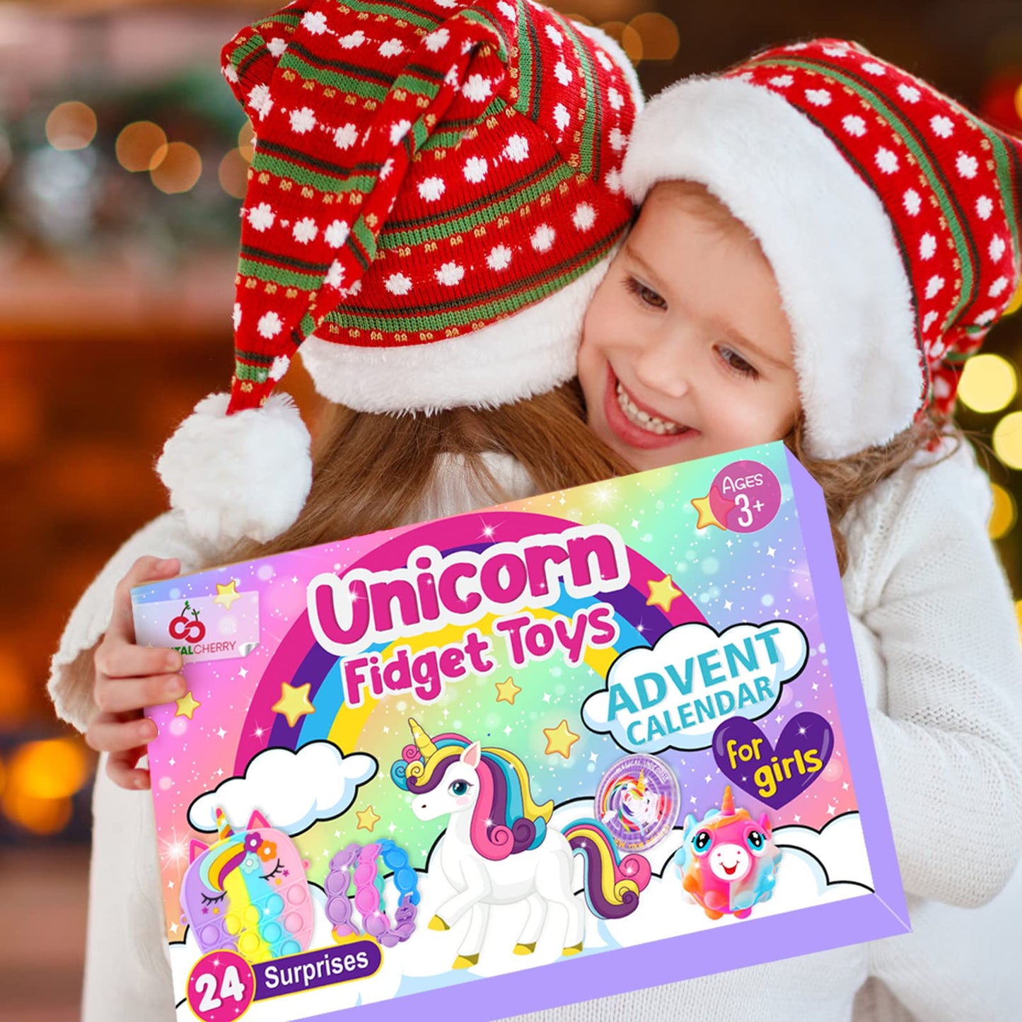 Advent Calendar 2025-24 Days of Unicorn Fidget Toys Bulk-Sensory Toys Surprise for Toddler Kids Girls Boys Ages 3 4 5 6 7 8 9 10 Year Old - Medaid International