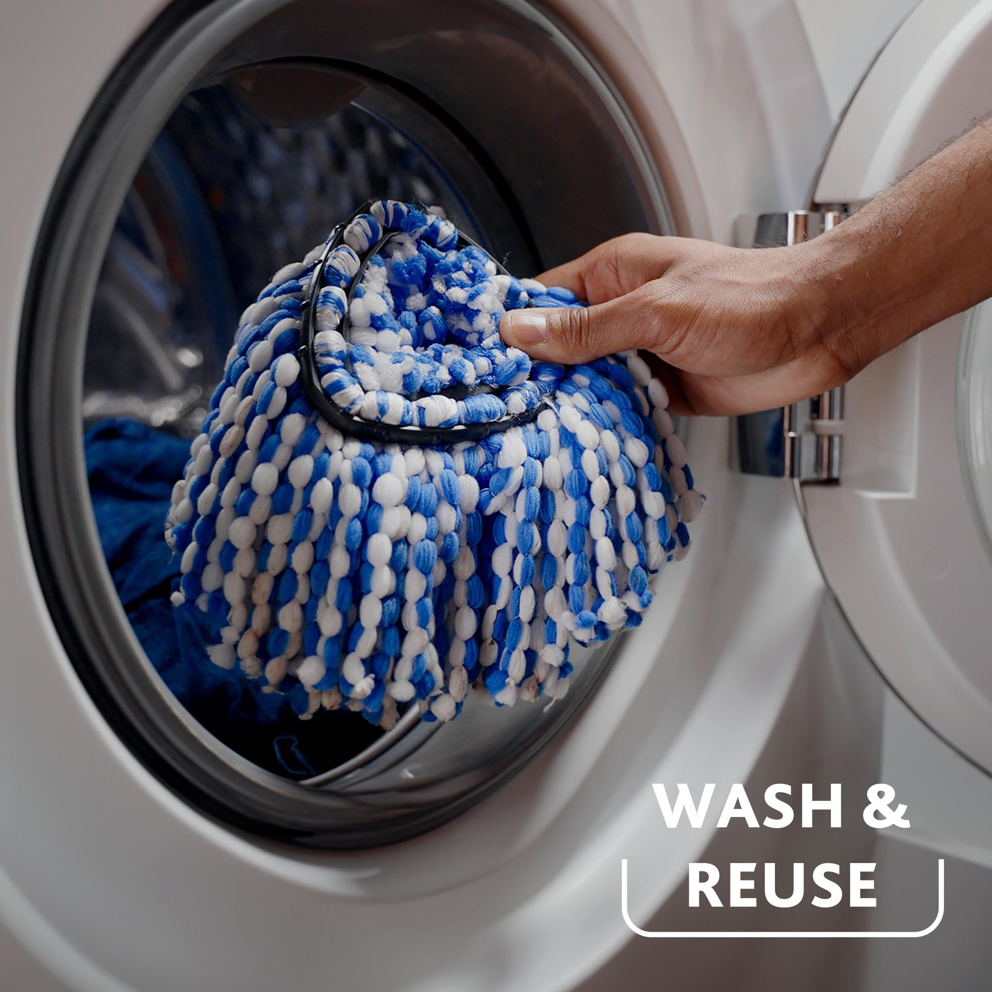 Vileda H2PrO Spin Mop System - Separates Clean and Dirty Water - Effortless Wringing - Microfibre Cleaning - Easy Assembly - Ergonomic Design - Medaid International