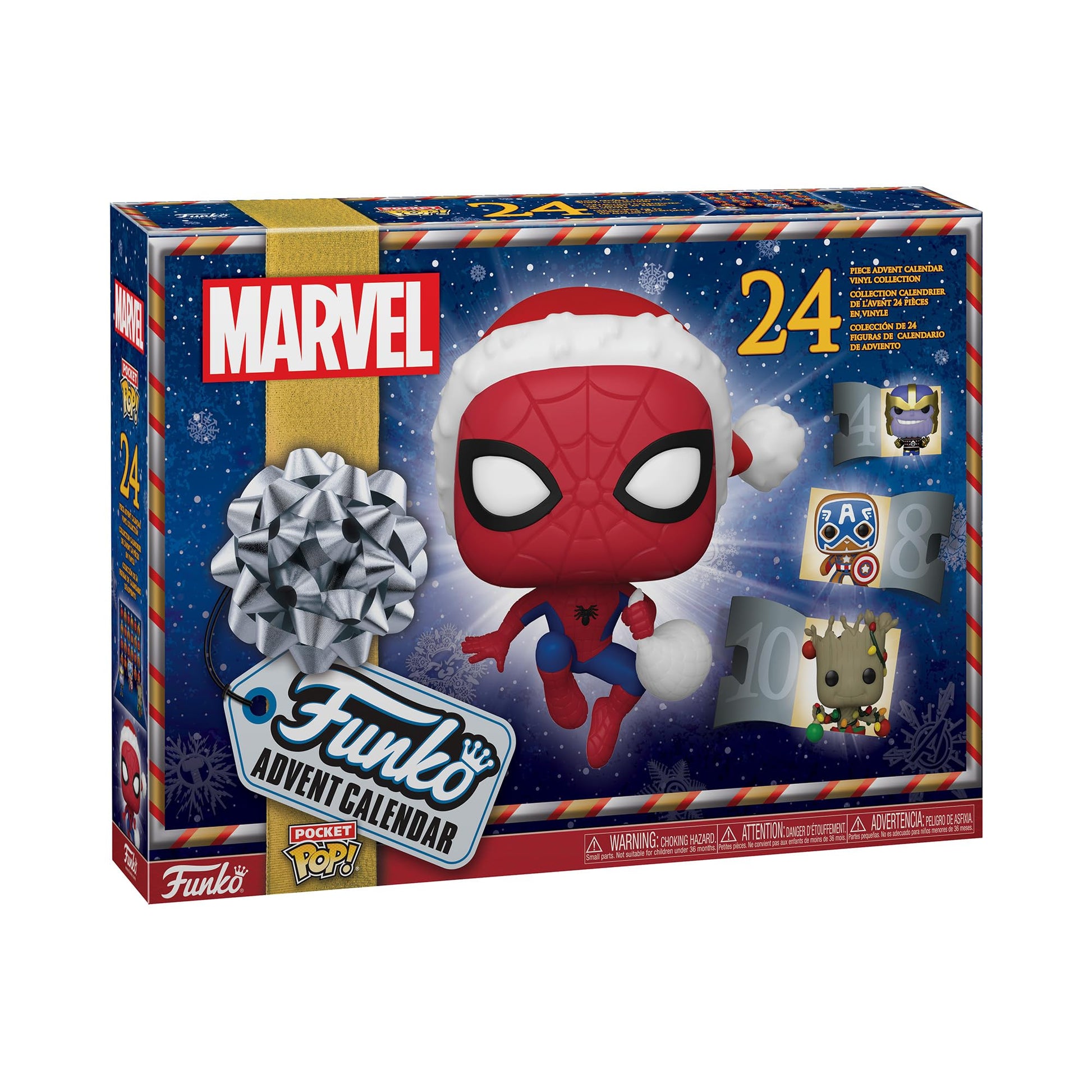 Funko Pop! Advent Calendar: Marvel - 24 Days of Surprises - Collectible Vinyl Mini Figures - Mystery Box - Gift Idea - Holiday Present for Girls, Boys & Kids - Christmas Countdown - Medaid International