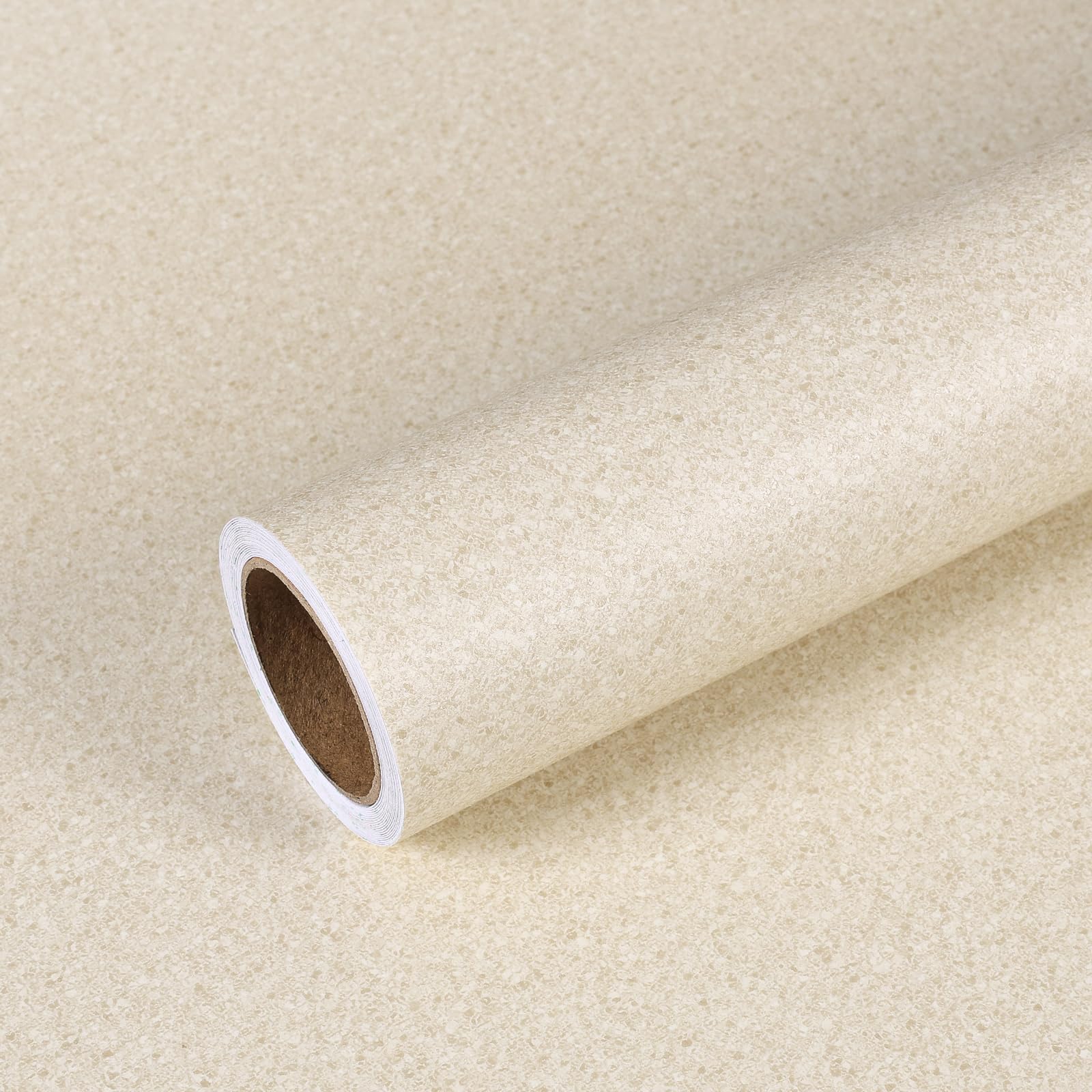 VEELIKE Beige Granite Contact Paper for Countertops Waterproof Peel and Stick Countertops Covers 15.7''x118'' Marble Countertop Wallpaper Peel and Stick Counter Top Vinyl Wrap for Kitchen Bathroom - Medaid International