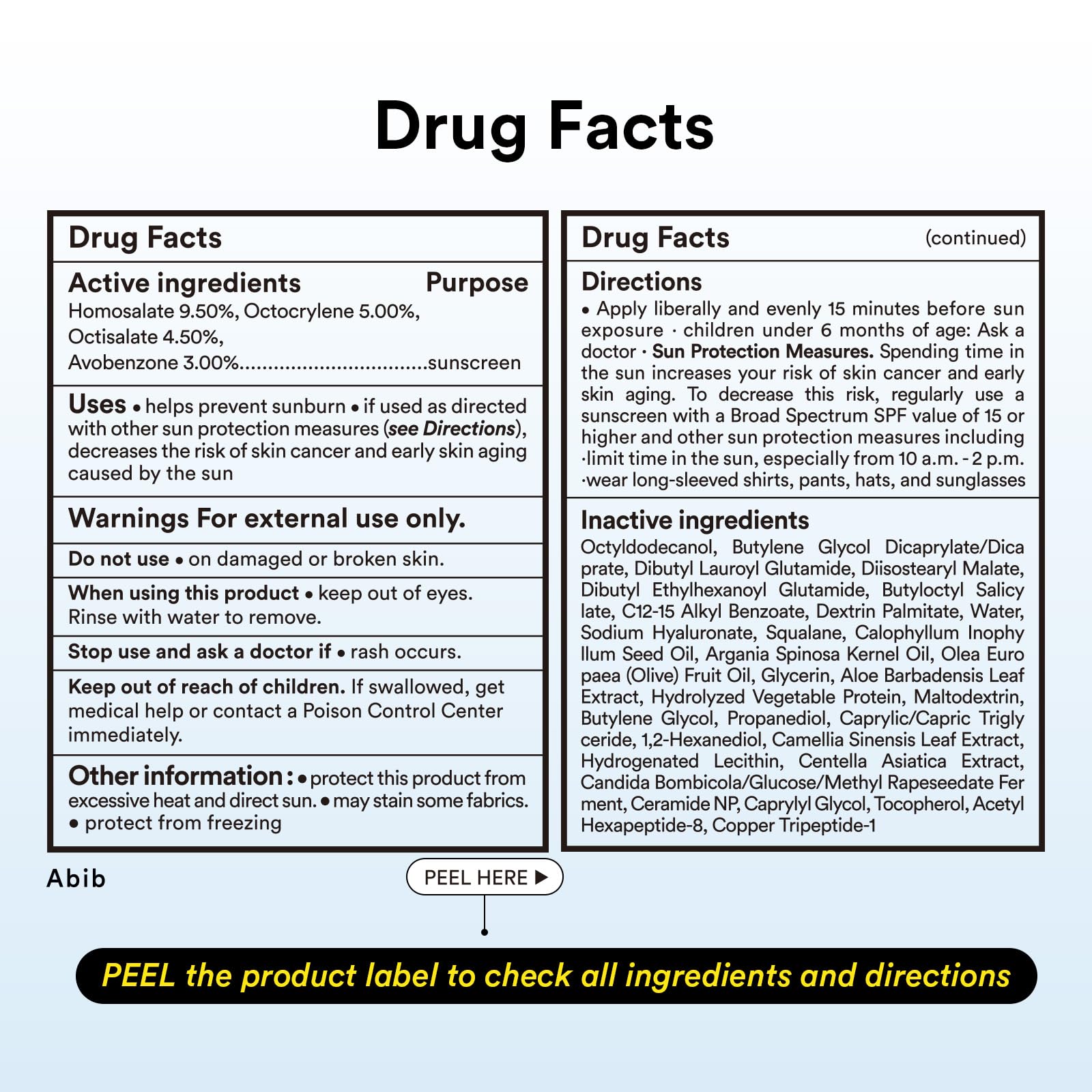 Abib Quick Sunstick Protection Bar SPF50+ 0.77 oz / 22 g (Glowing) | Korean Suncreen Stick Suncare Sunblock, No Whitecast, Protector Solar Barra, Centella Asiatica Extract, Aloe Extract - Medaid International