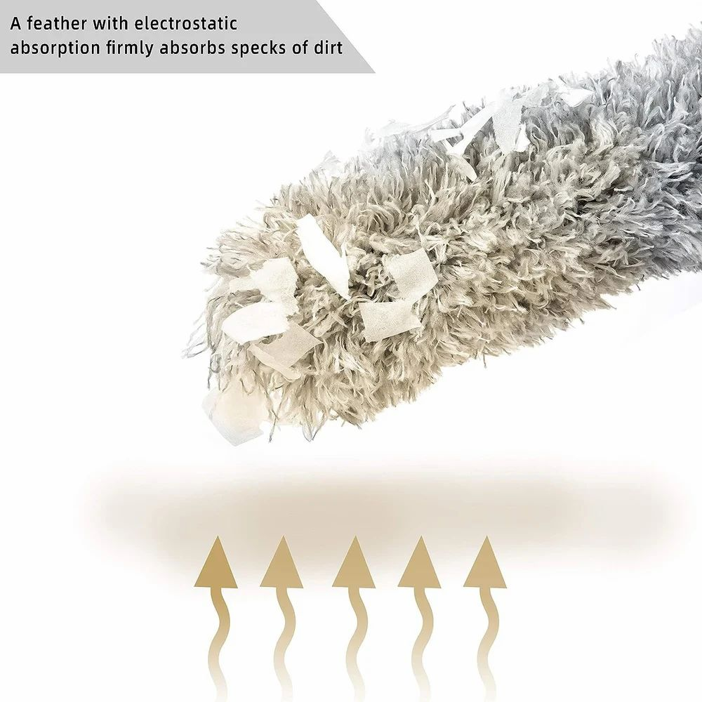 100 Inch Fan Duster, Extendable Microfiber Duster, Feather dust - Medaid International