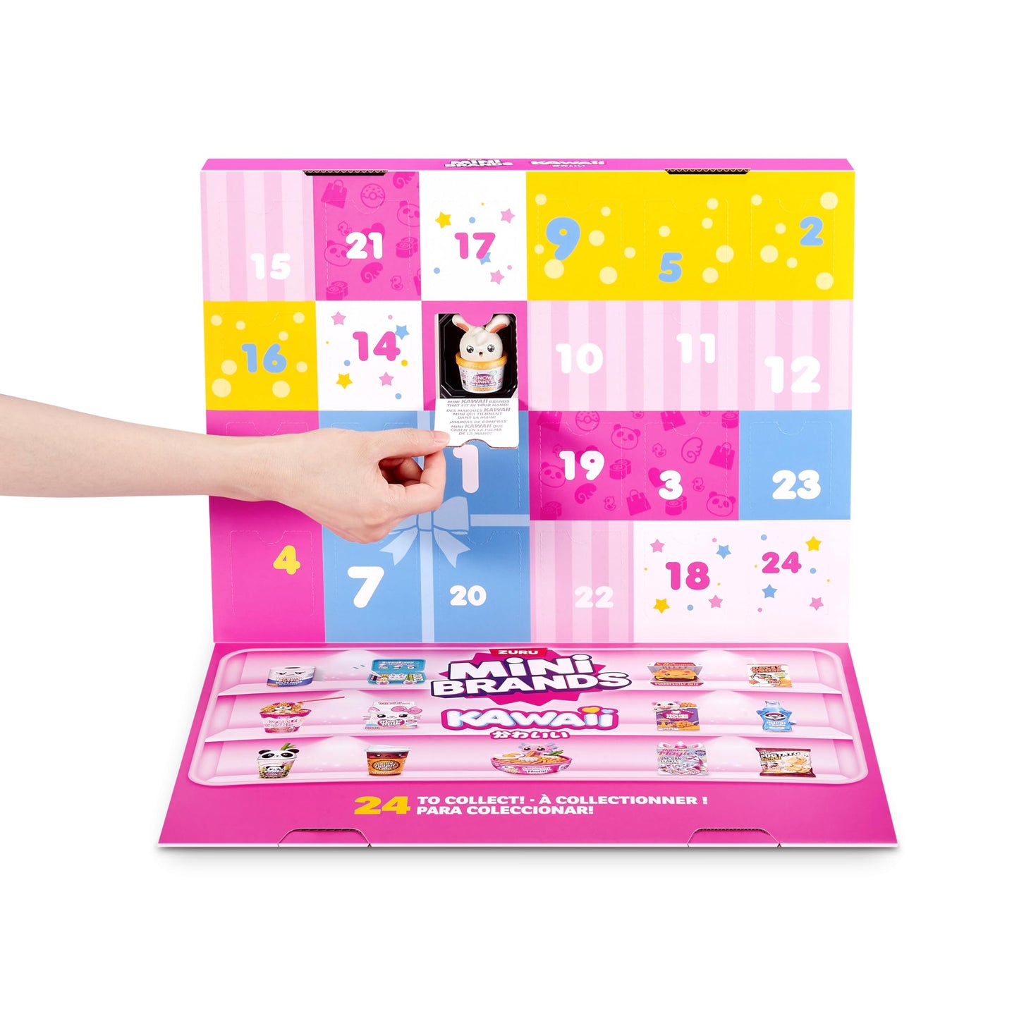 Mini Brands Kawaii Advent Calendar by ZURU, Collectible Seaonal Toys for Girls - Medaid International
