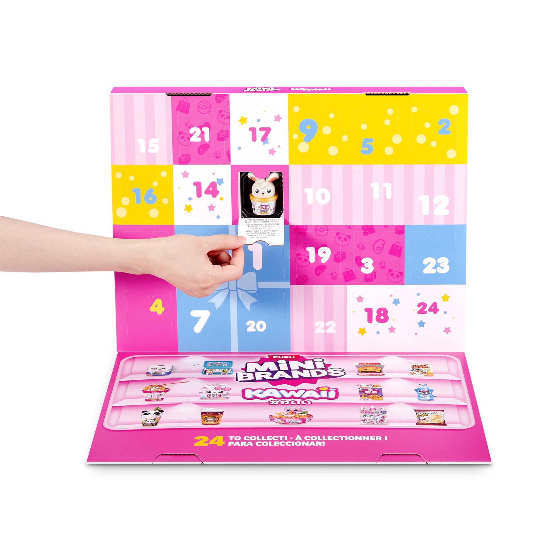 Mini Brands Kawaii Advent Calendar by ZURU, Collectible Seaonal Toys for Girls - Medaid International