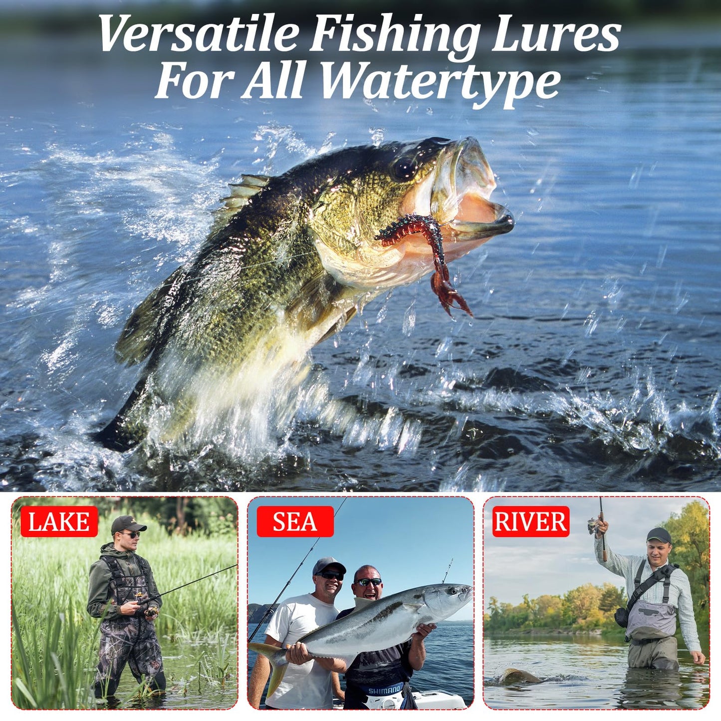 Fishing Advent Calendar 2025 - Christmas Countdown 24 Days Fishing Lures Gifts Set for Adult Men Teen Boys, Xmas Holiday Surprise Gift Advent Calendar - Medaid International