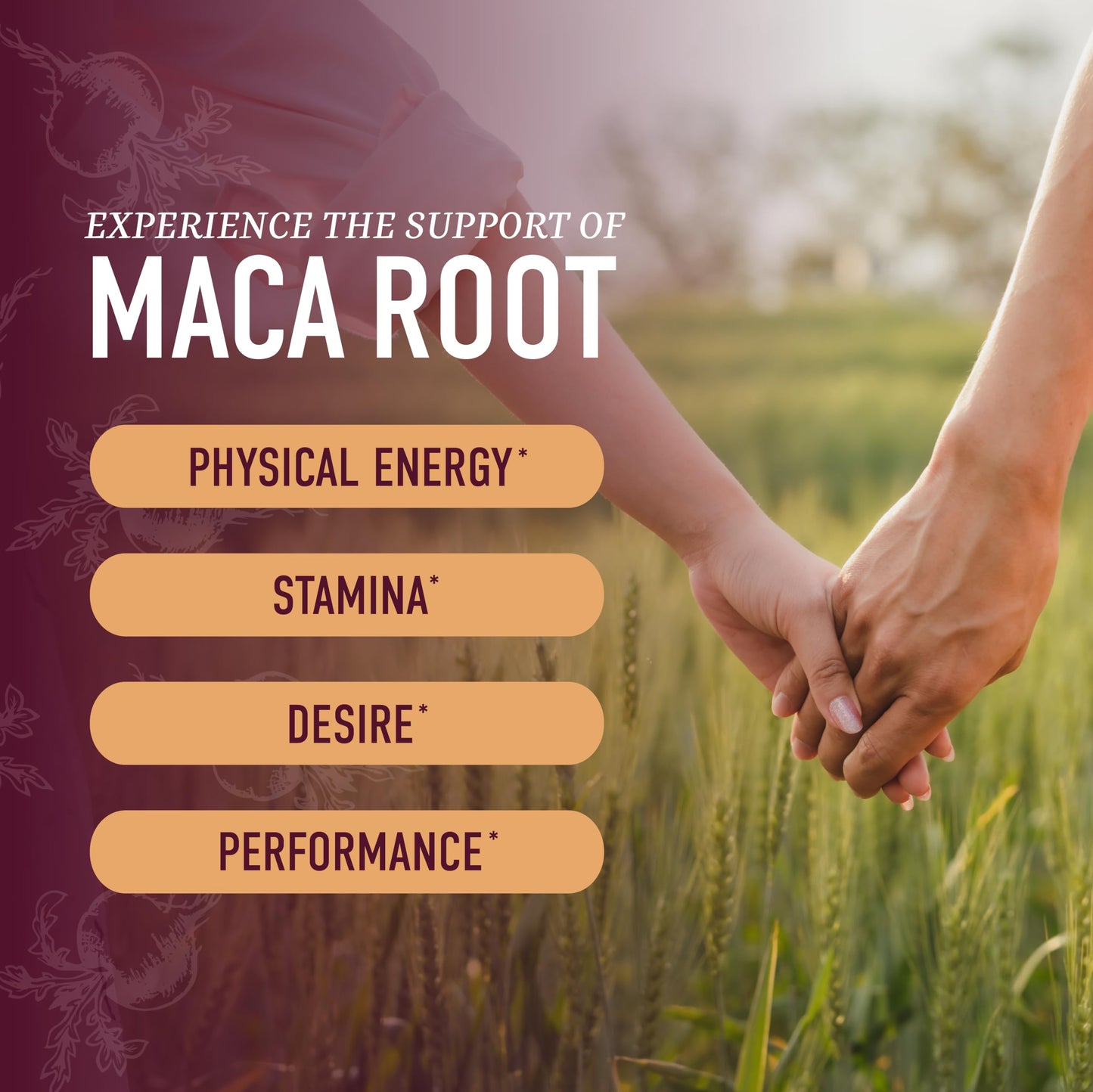 Maca Root Gummies with Natural Peach Flavor | Drive, Performance & Energy Support | Hormone Balance for Women and Men | Herbal Supplements 200MG Extra Strength | Vegetarian, Non-GMO | 60 Gummies - Medaid International