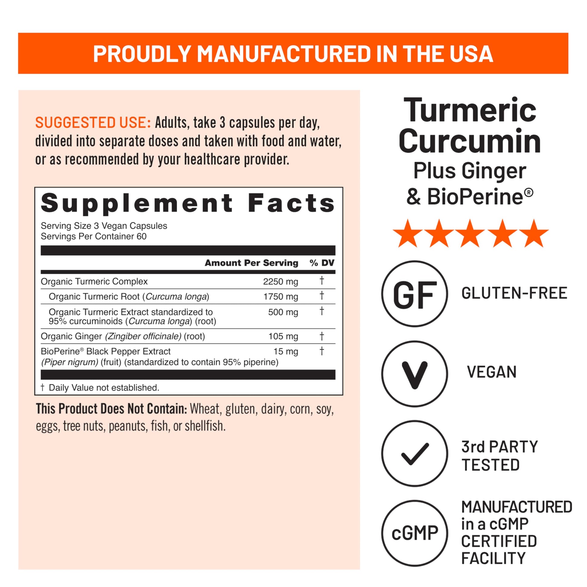 NatureWise Curcumin Turmeric 2250mg - 95% Curcuminoids & BioPerine Black Pepper Extract for Advanced Absorption - Daily Joint and Immune Health Support - Vegan, Non-GMO, 180 Count[60-Day Supply] - Medaid International
