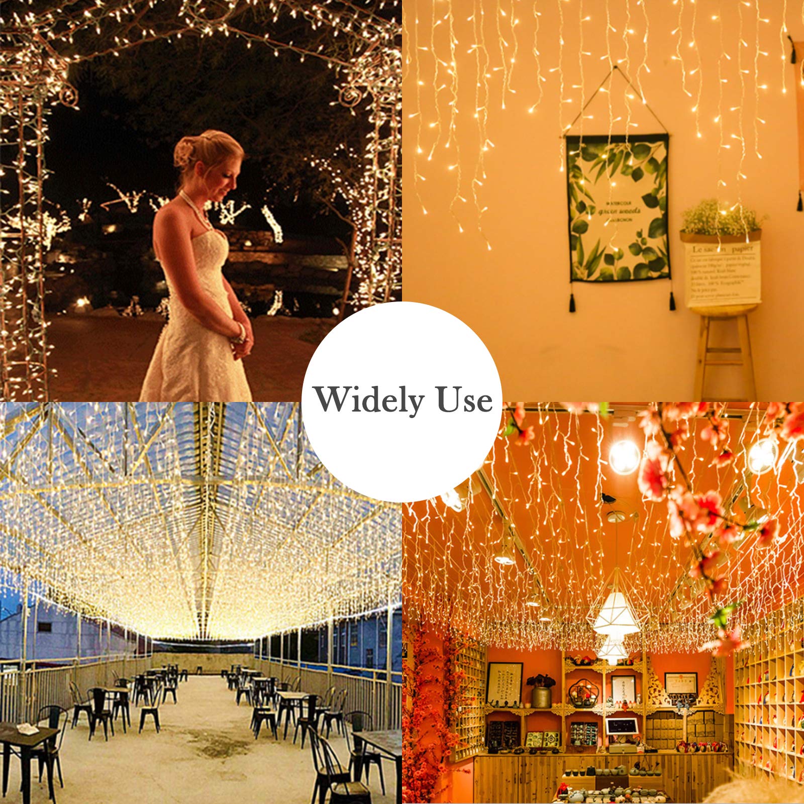 ANJAYLIA 20Ft 40 LED Fairy String Lights Battery Operated, Waterproof Twinkle Christmas Tree Lights with 2 Modes for Christmas Indoor Outdoor Garden Wedding Home Decoration Warm White - Medaid International