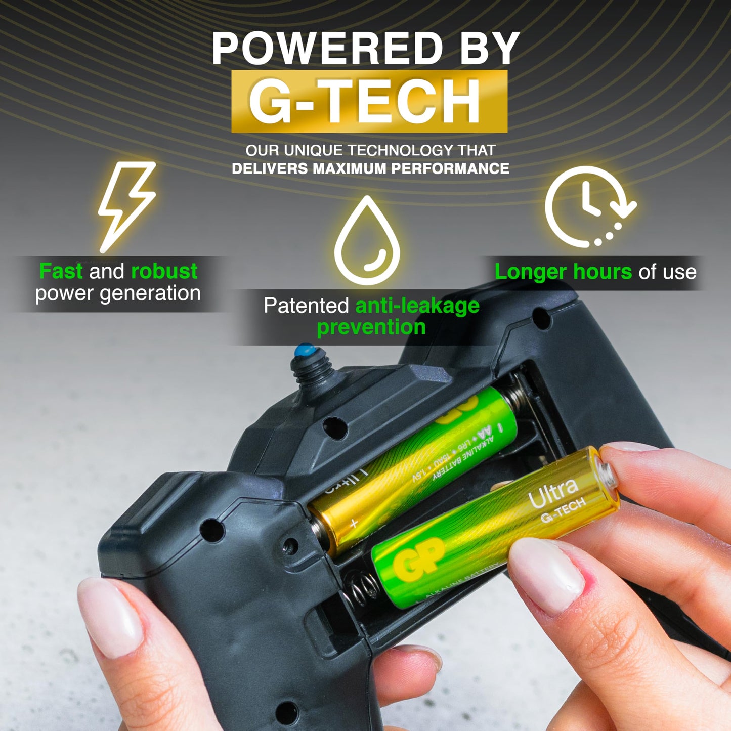 Batteries Ultra Alkaline - 10 Year Shelf Life, Ideal for Everyday Hungry Devices, Long Lasting Power, Anti-Leakage Technology | Also Known as LR06, MN1500, 15A, AM3 - Medaid International