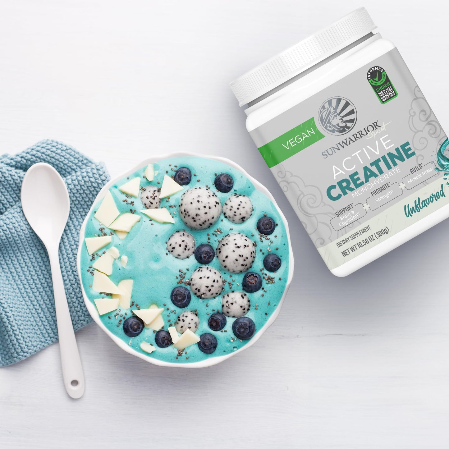 Creatine Monohydrate Powder Micronized PreWorkout Recovery Supplement | Support Muscle Building Strength Training Cognition | Vegan & Keto Friendly Easily Mixes (60 Serving) Unflavored Active Creatine - Medaid International