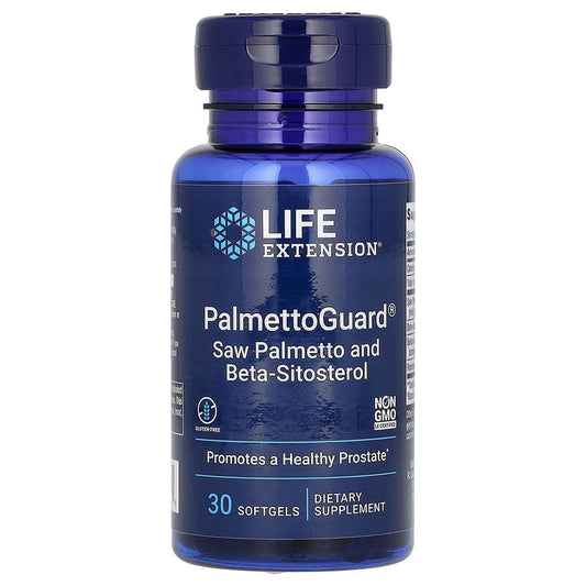 Life Extension, PalmettoGuard, Saw Palmetto and Beta-Sitosterol, 30 Softgels - Medaid International