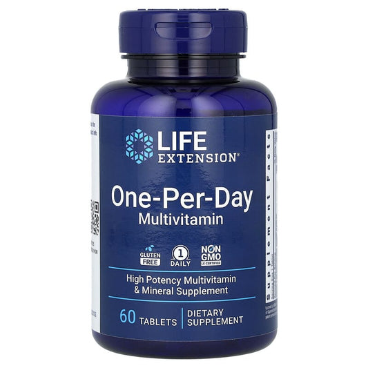 Life Extension, One-Per-Day Multivitamin, 60 Tablets - Medaid International