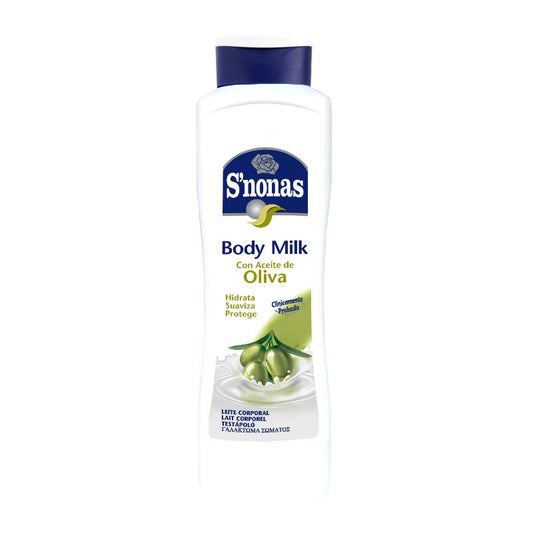 S'nonas body milk  - Olive 750ml - Medaid