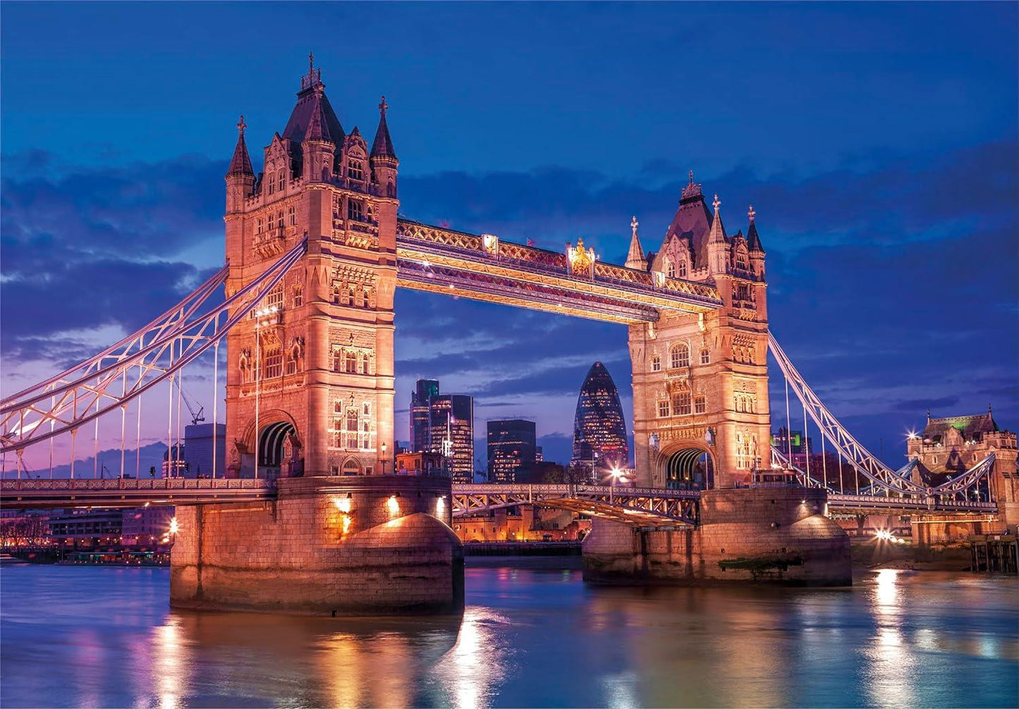 Adult Puzzle PZL 1000 TOWER BRIDGE AT NIGHT - Medaid International