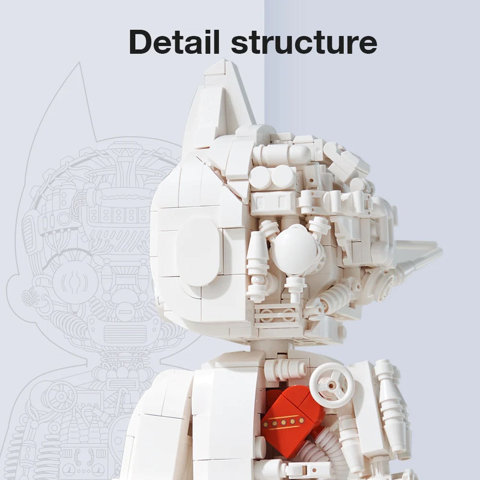 Astro Boy Artist Perspective Machine Brick Figure By Pantasy - Medaid International