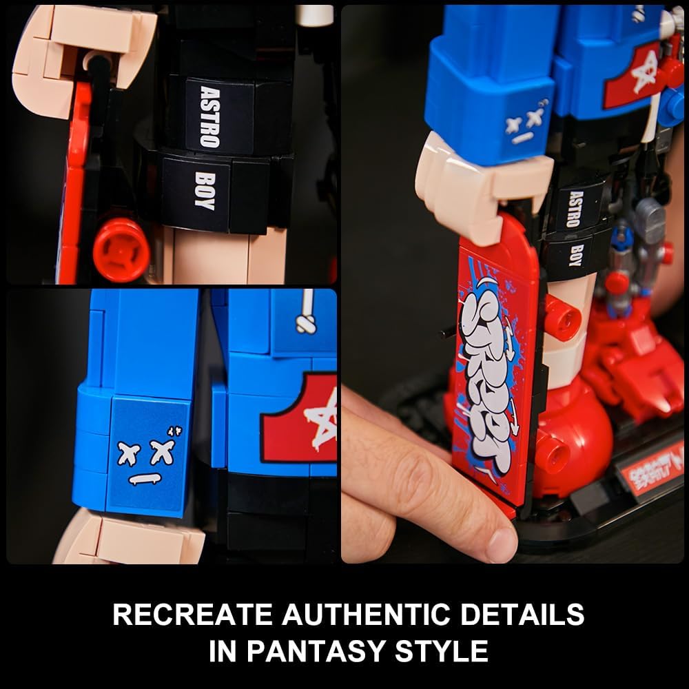 Astro Boy. the Skateboard Boy Brick Figures By Pantasy - Medaid International