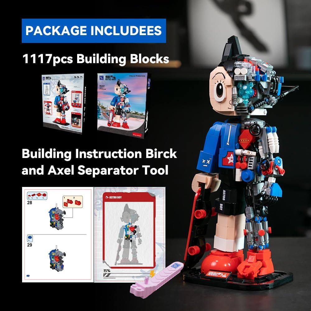 Astro Boy. the Skateboard Boy Brick Figures By Pantasy - Medaid International