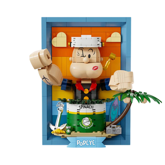 POPEYE·3D PORTRAIT Brick Figures By Pantasy - Medaid International