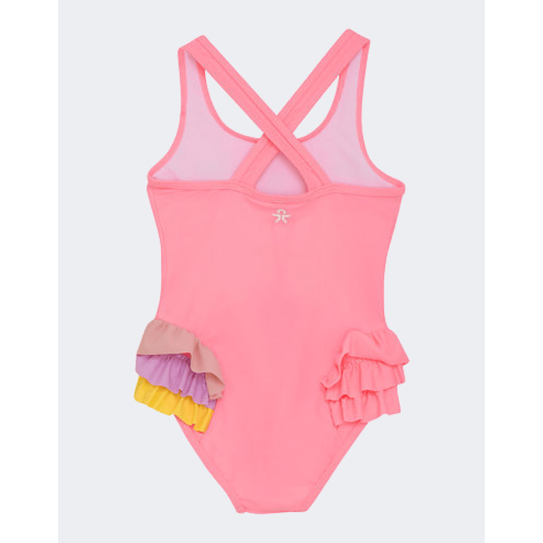 Color Kids Swimsuit Girls Beach Monokini Pink - Medaid International