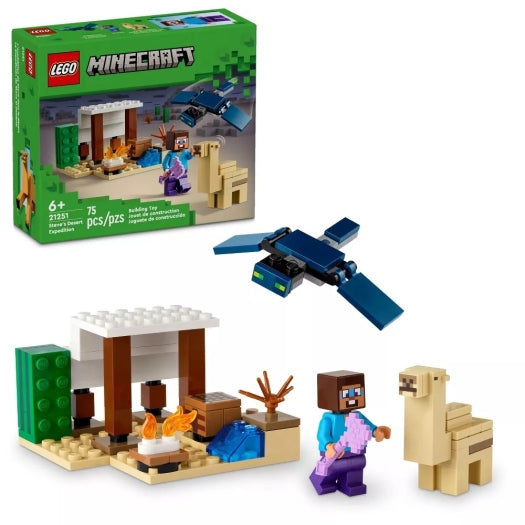 Lego Minecraft   Steve's Desert Expedition, 75 pcs - Medaid International