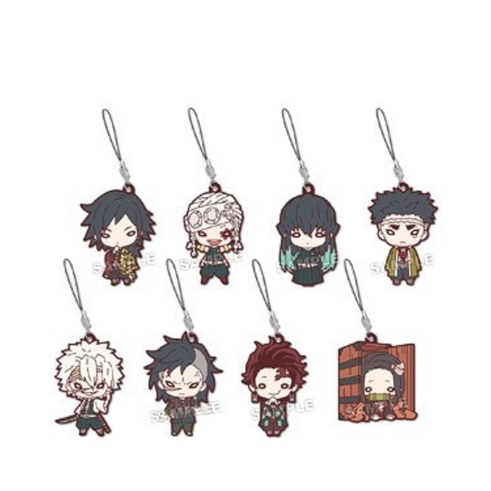 Demon Slayer Nitotan Kimetsu Rubber Mascot3 BY MEGAHOUSE - Medaid International