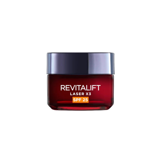 LOREAL Revitalift Laser DAY x3 Anti Aging Cream + SPF25 50ML - Medaid International