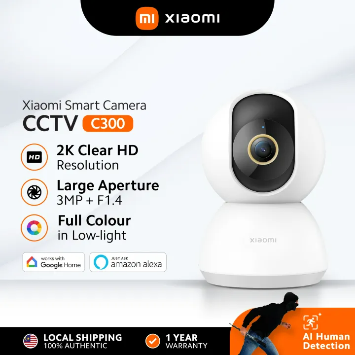 Xiaomi C300 Smart Camera 2K, 360¬∞ View, AI Detection, Night Vision - Medaid International