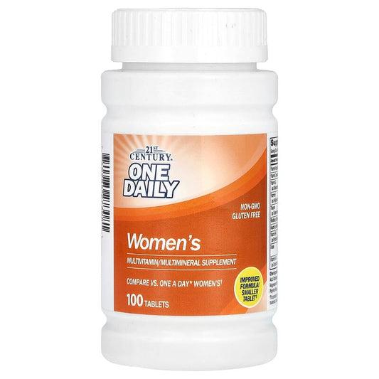 21st Century, One Daily, Women's, 100 Tablets - Medaid