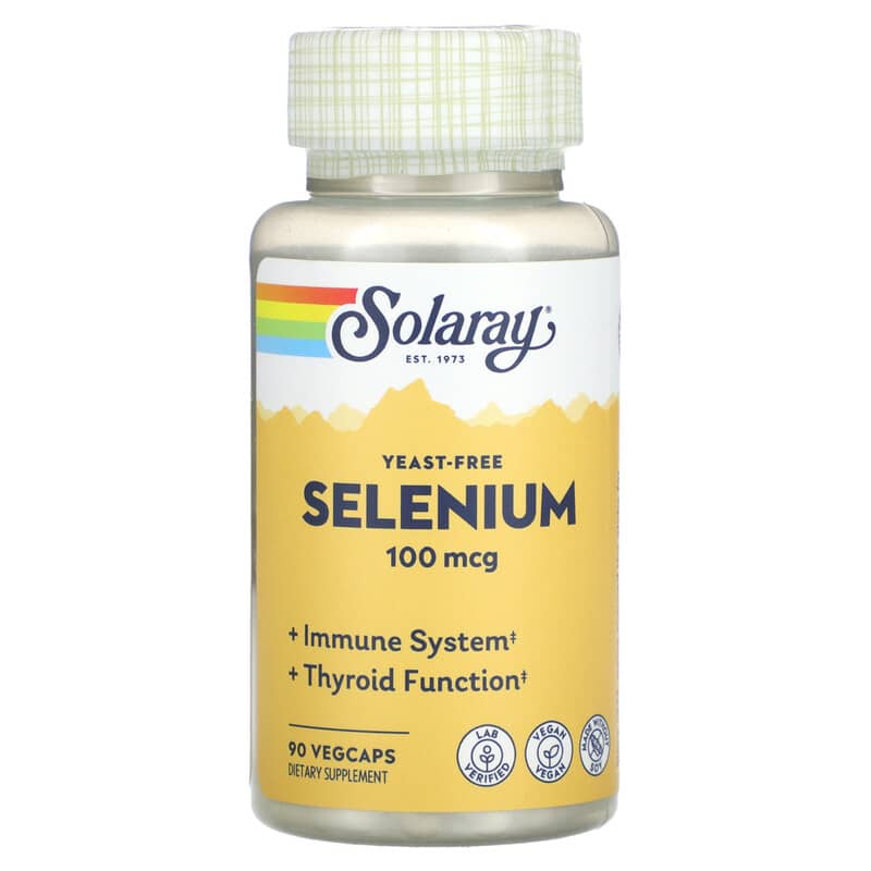 Solaray, Yeast-Free Selenium, 100 mcg, 90 VegCaps - Medaid International