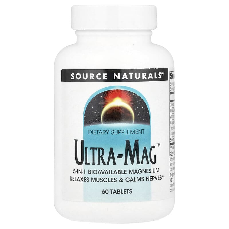 Source Naturals, Ultra-Mag™, 60 Tablets - Medaid International