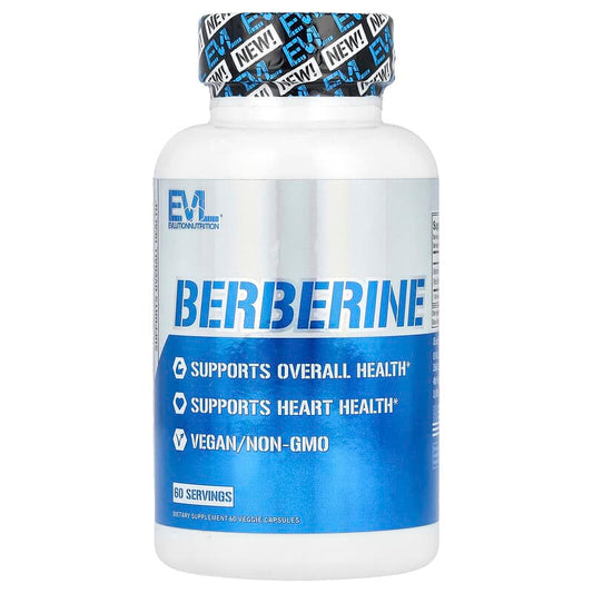 EVLution Nutrition, Berberine, 500 mg, 60 Veggie Capsules - Medaid International