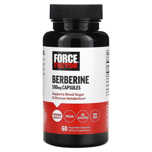 Force Factor, Berberine , 500 mg , 60 Vegetable Capsules - Medaid International