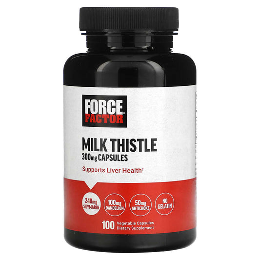Force Factor, Milk Thistle, 300 mg , 100 Vegetable Capsules - Medaid International