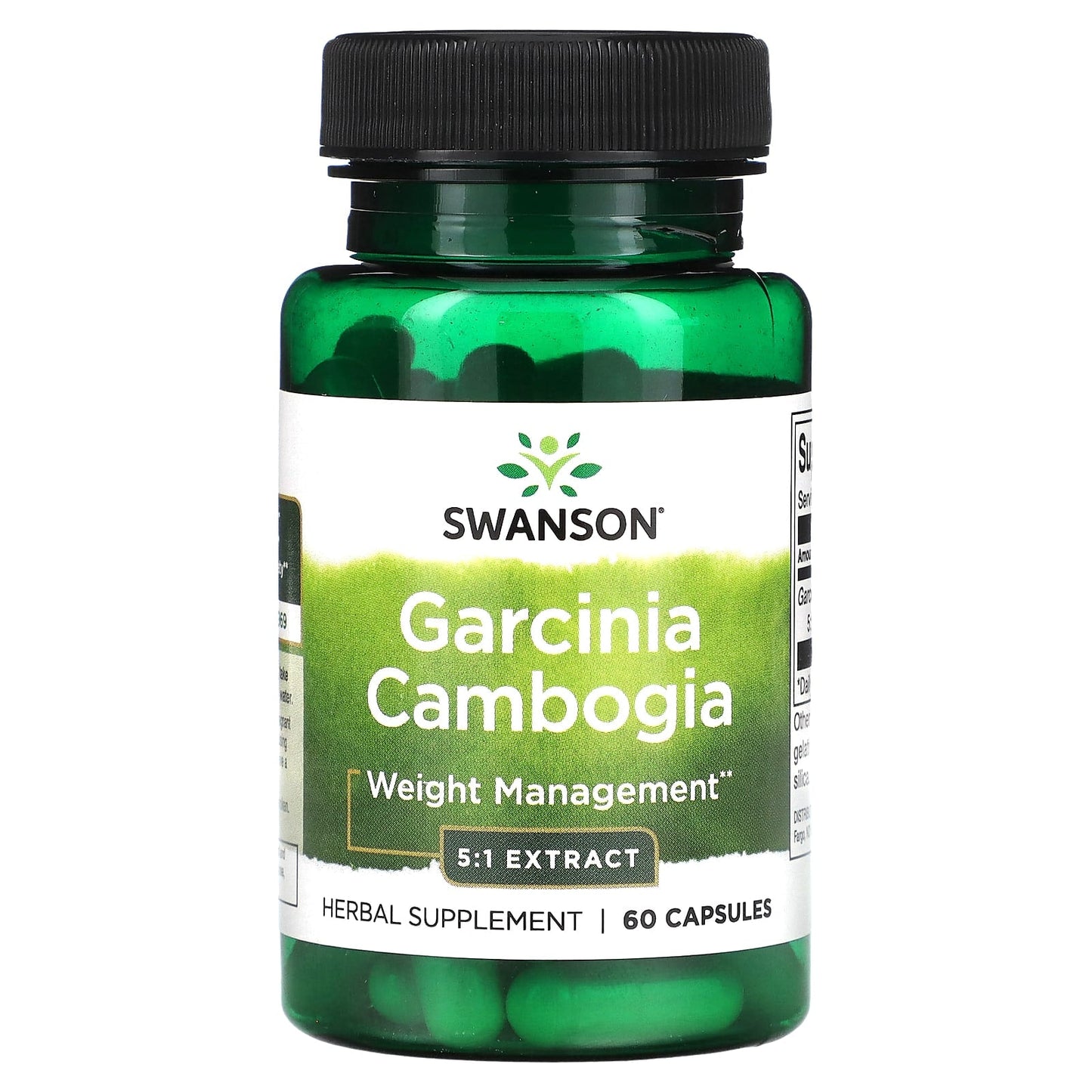 Swanson, Garcinia Cambogia 5:1 Extract, 60 Capsules - Medaid International