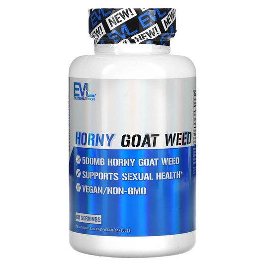EVLution Nutrition, Horny Goat Weed, 500 mg , 60 Veggie Capsules - Medaid International