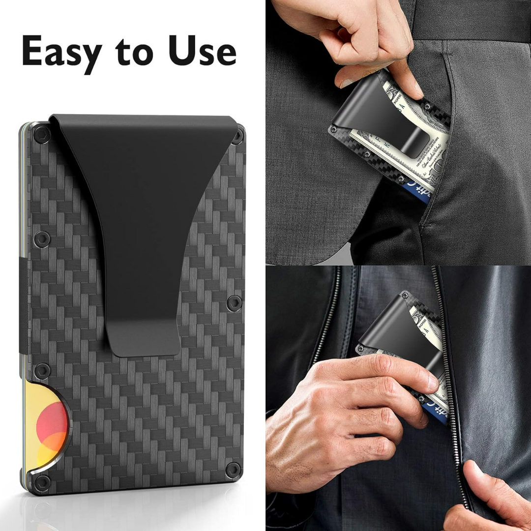 Carbon Fiber Wallet,Minimalist Slim Wallet - Medaid International