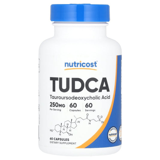 Nutricost, TUDCA, 250 mg, 60 Capsules - Medaid International