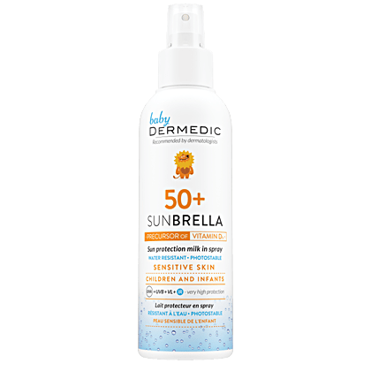 SUNBRELLA Baby sun protection milk spray for children spf50 150ML - Medaid