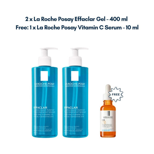 La Roche Posay Effaclar Cleansing Gel Bundle - Medaid
