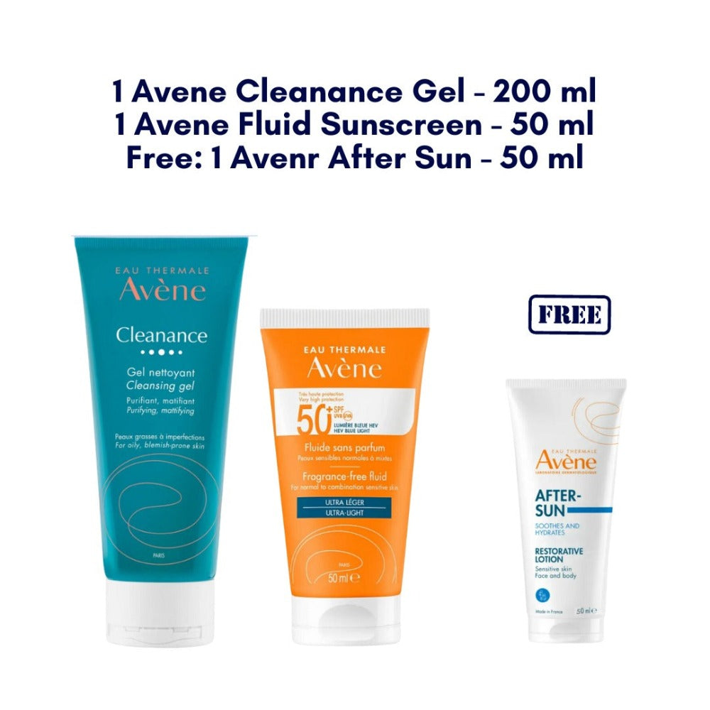 Avene Repair & Protect Oily Skin Bundle