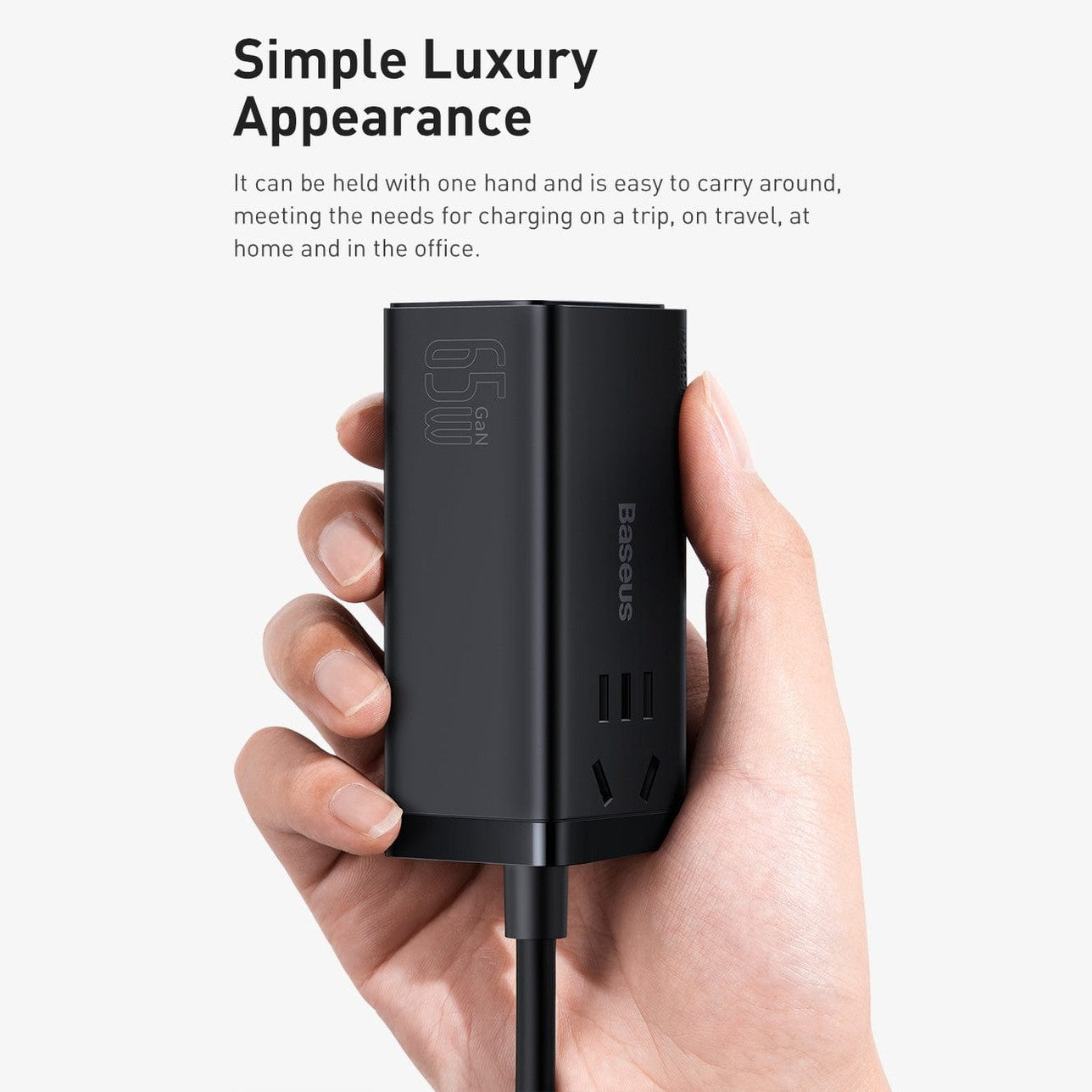 BASEUS DESKTOP POWER STRIP 65W  EA1080 - Medaid International