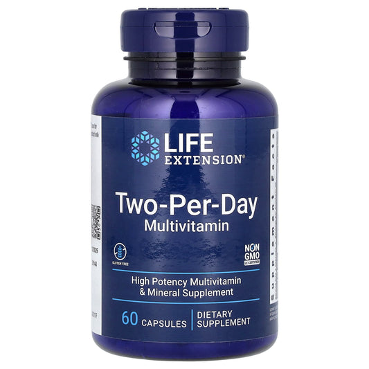 Life Extension, Two-Per-Day Multivitamin, 60 Capsules - Medaid International