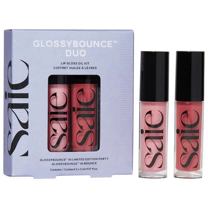 Saie 
Glossybounce™ Lip Gloss-Oil Duo Gift Set - Medaid International