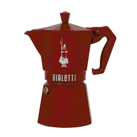 Moka Exclusive Red 6 Cups Coffee Maker - Medaid International