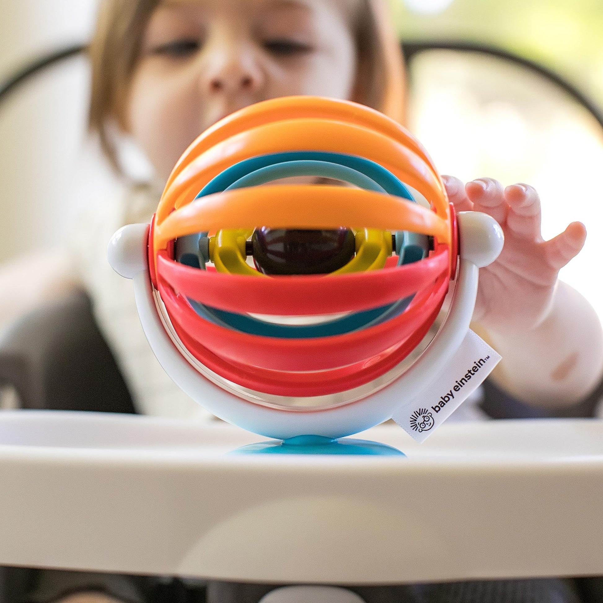 Baby Einstein Sticky Spinner BPA-free Suction Cup High Chair Activity Toy and Tray Toy for Early Development, 3mo+ - Medaid International