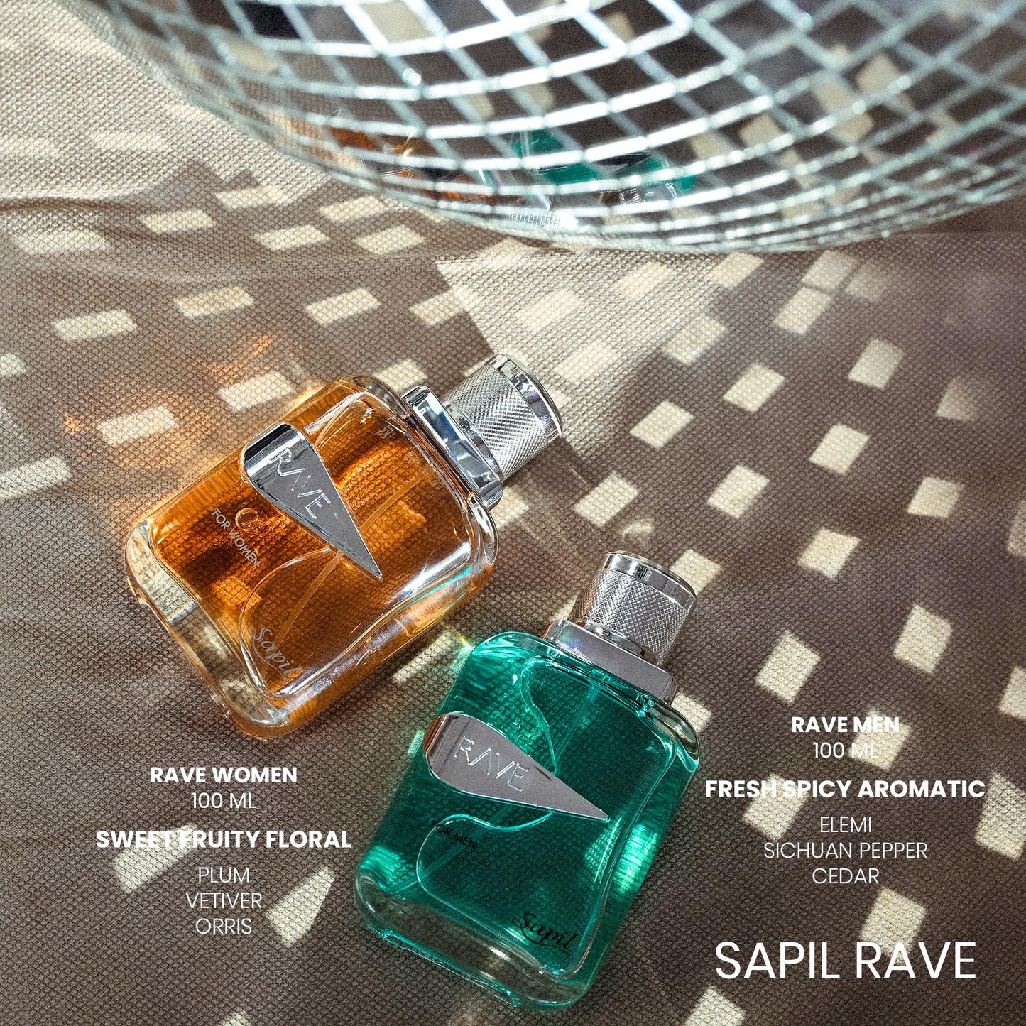 Sapil Rave Perfume for Women – Eau de Parfum, 3.4 Oz (100 ml) Dubai Perfume with Sweet Fruity Floral Scent (Plum, Iris, Saffron, Bulgarian Rose, Amber) – Arabic Parfum for Daily Wear & Gift - Medaid International