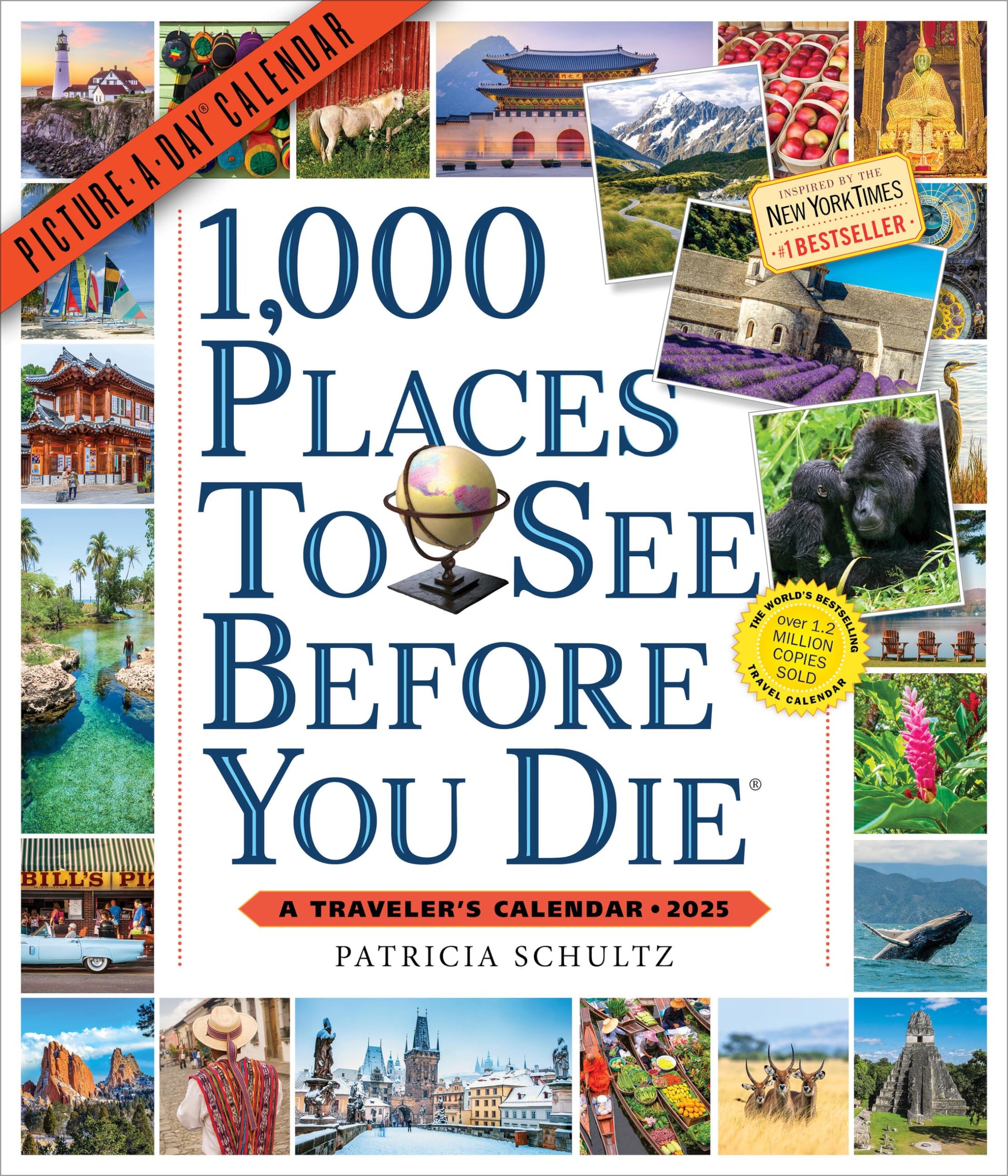 1,000 Places to See Before You Die Picture-A-Day® Wall Calendar 2025: A Traveler's Calendar - Medaid International