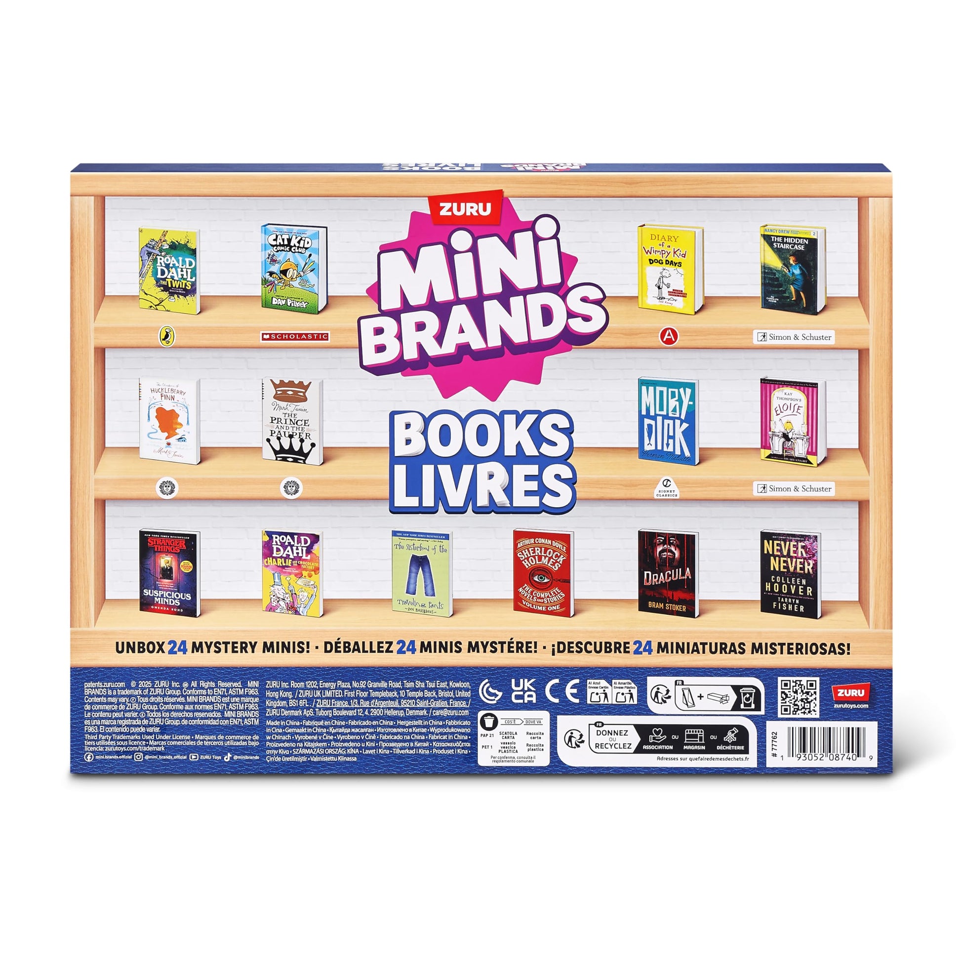 Mini Brands Books Advent Calendar by ZURU, Collectible Seasonal Toys for Girls, Boys, and Collectors - Medaid International