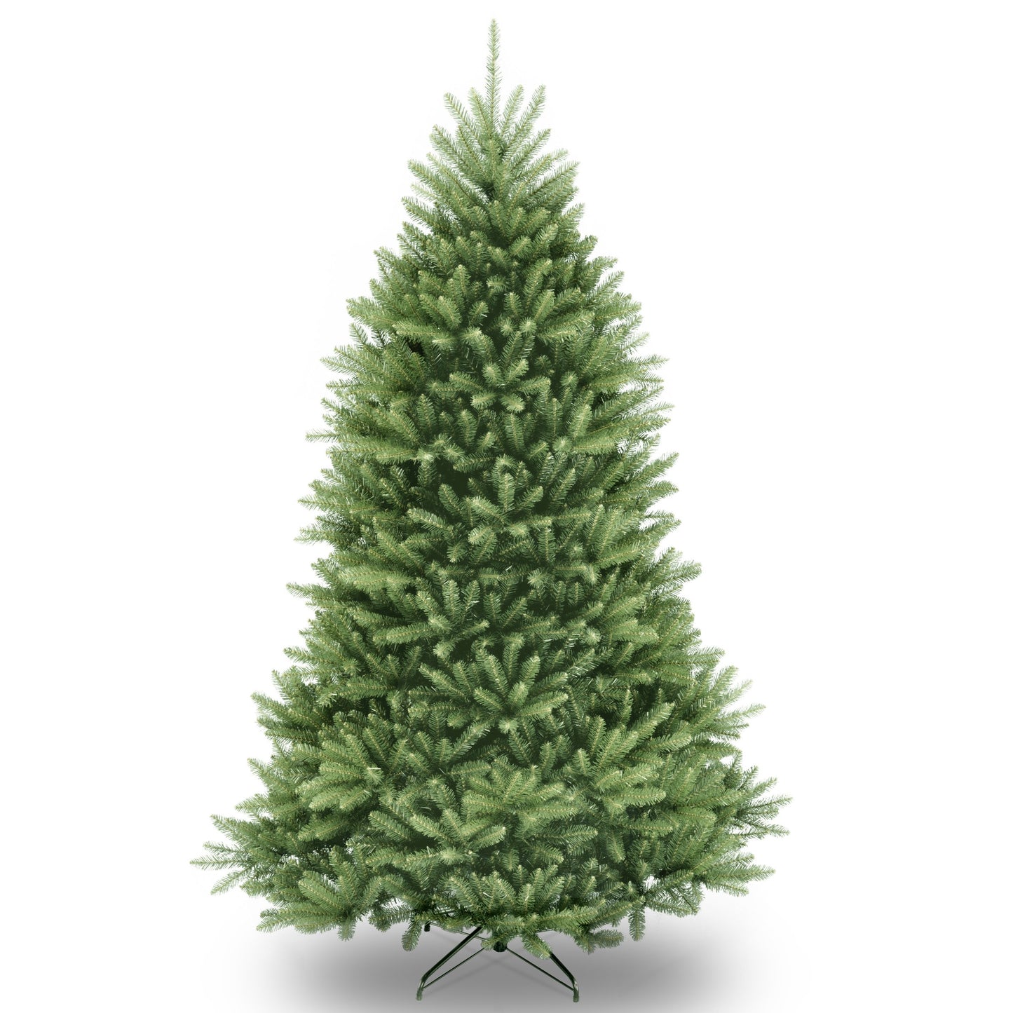 National Tree Company 6 ft Unlit Dunhill Fir Artificial Full Christmas Tree, 1,430 Tips, Includes Stand, Green - Medaid International