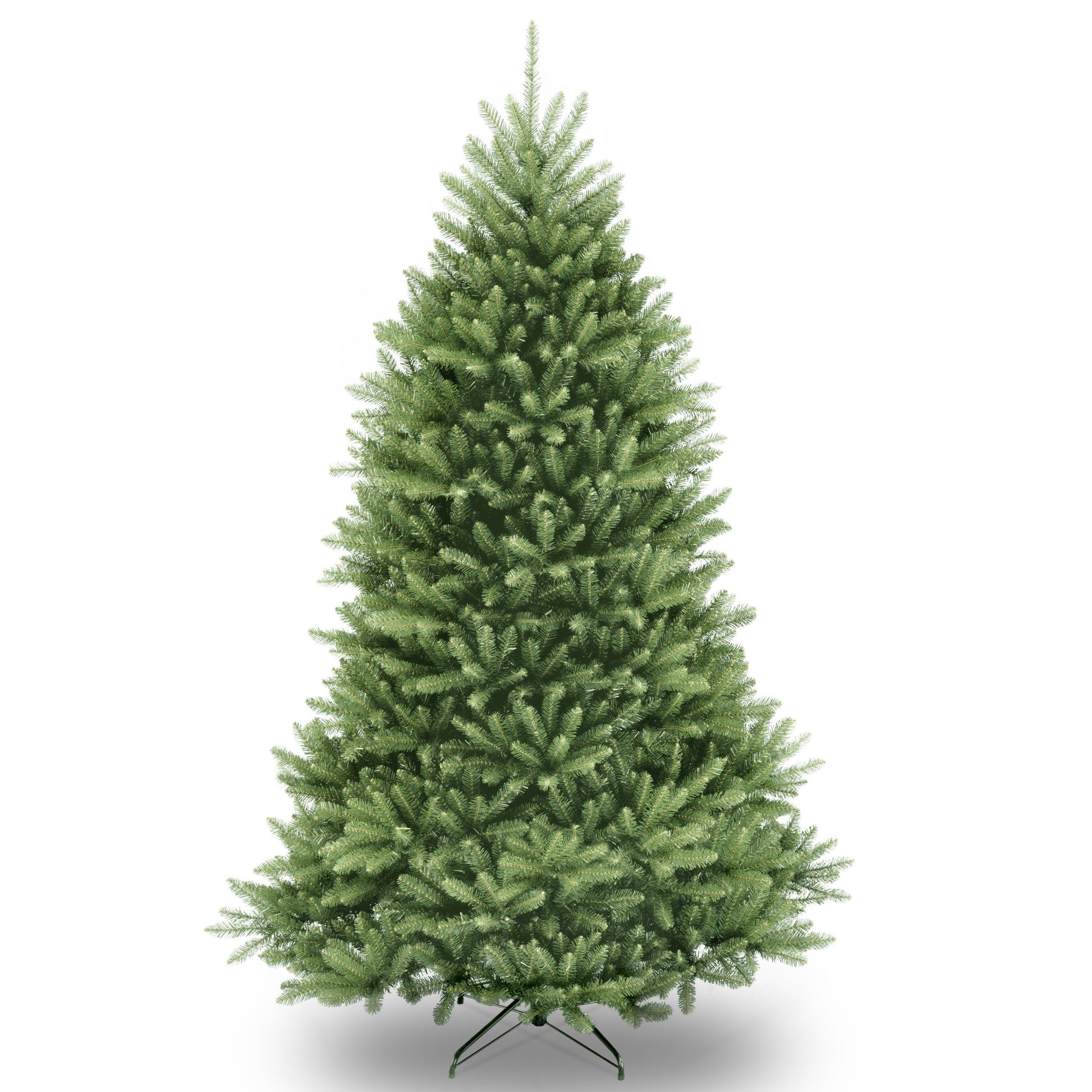 National Tree Company 6 ft Unlit Dunhill Fir Artificial Full Christmas Tree, 1,430 Tips, Includes Stand, Green - Medaid International